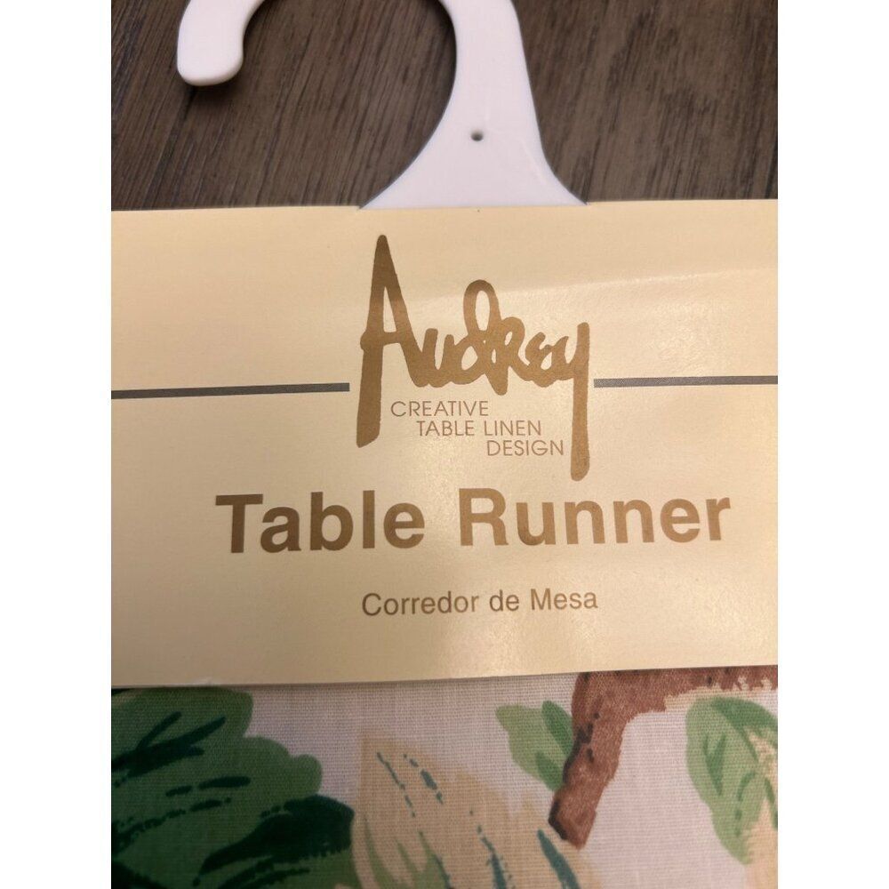 Audrey 72" Table Runner With Fruit Pattern Design - Picture 2 of 4